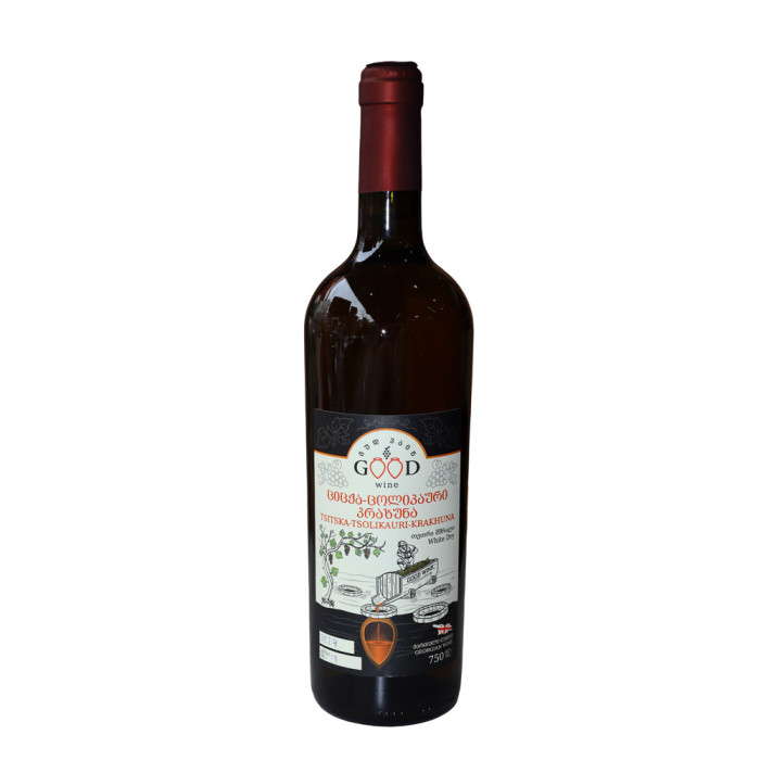 GOOD WINE Tsitska-Tsolikauri-Krakhuna Qvevri white dry